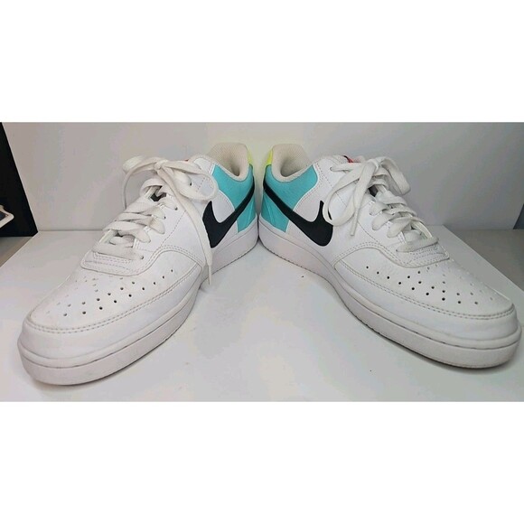 Nike Women's Court Vision LO CZ9352-100 Running Trainer Sneaker Womens Size 10 - Picture 4 of 8